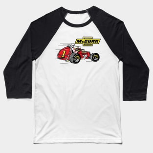 Vintage McGurk dirt track oval racing Baseball T-Shirt